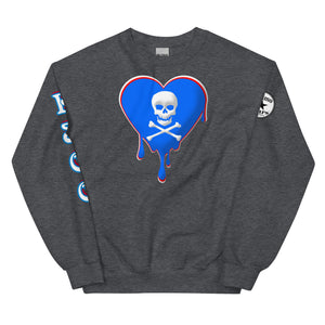 Skull Heart Drips RBR Unisex Sweatshirt