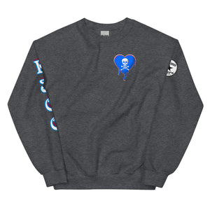Skull Heart Drips RBR C Unisex Sweatshirt