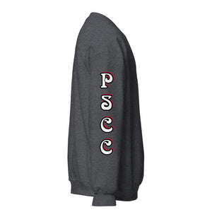 Black w/red Skullheart drips C Unisex Sweatshirt