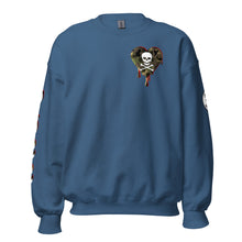 Load image into Gallery viewer, Camo Red SkullHeart Drips C Unisex Sweatshirt
