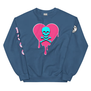 Skull Heart Drips PB Unisex Sweatshirt