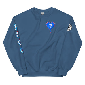 Skull Heart Drips RBR C Unisex Sweatshirt