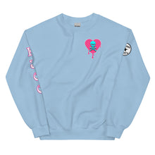 Load image into Gallery viewer, Skull heart drips PB Unisex Sweatshirt
