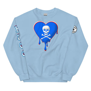 Skull Heart Drips RBR Unisex Sweatshirt