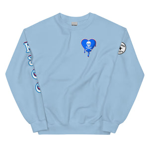 Skull Heart Drips RBR C Unisex Sweatshirt