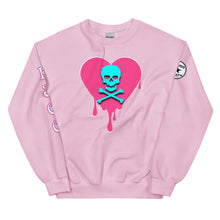 Load image into Gallery viewer, Skull Heart Drips PB Unisex Sweatshirt
