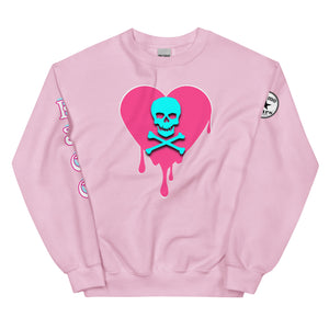 Skull Heart Drips PB Unisex Sweatshirt