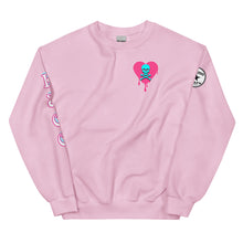 Load image into Gallery viewer, Skull heart drips PB Unisex Sweatshirt

