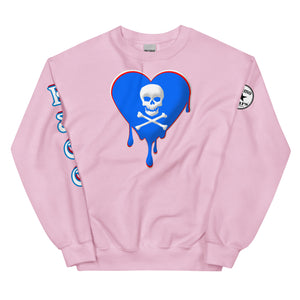 Skull Heart Drips RBR Unisex Sweatshirt