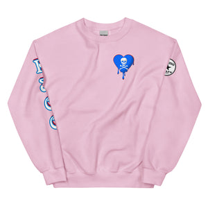 Skull Heart Drips RBR C Unisex Sweatshirt