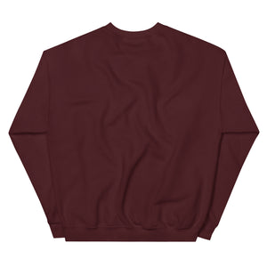 Love Skull Heart Drips B w/Red Unisex Sweatshirt