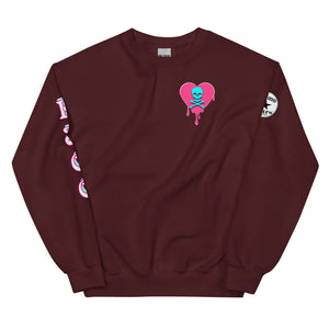 Skull heart drips PB Unisex Sweatshirt