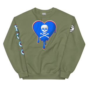 Skull Heart Drips RBR Unisex Sweatshirt