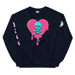 Skull Heart Drips PB Unisex Sweatshirt