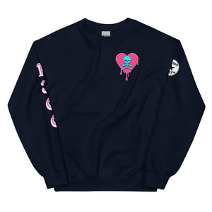 Skull heart drips PB Unisex Sweatshirt