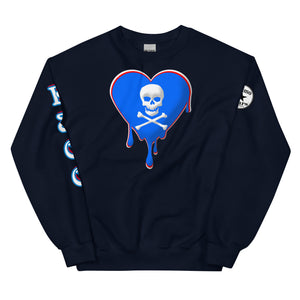 Skull Heart Drips RBR Unisex Sweatshirt