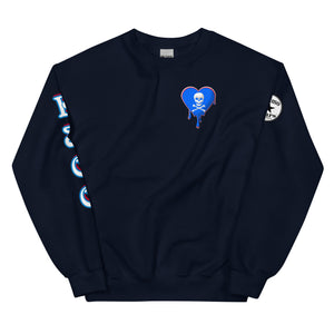 Skull Heart Drips RBR C Unisex Sweatshirt