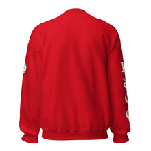 Load image into Gallery viewer, Camo Red SkullHeart Drips Unisex Sweatshirt
