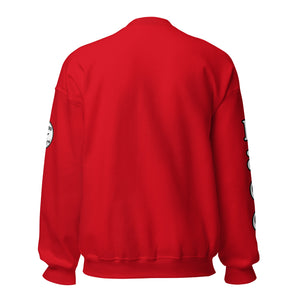 Black w/red Skullheart drips C Unisex Sweatshirt