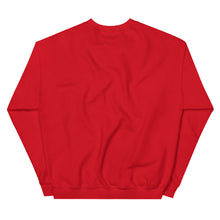Load image into Gallery viewer, Black w/red Skull Heart Drips Unisex Sweatshirt
