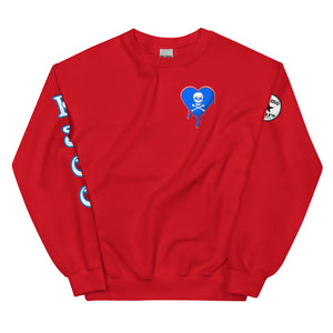 Skull Heart Drips RBR C Unisex Sweatshirt