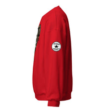 Load image into Gallery viewer, Camo Red SkullHeart Drips Unisex Sweatshirt
