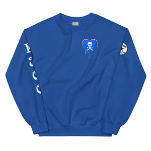 Skull Heart Drips RBR C Unisex Sweatshirt