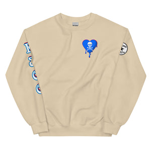 Skull Heart Drips RBR C Unisex Sweatshirt