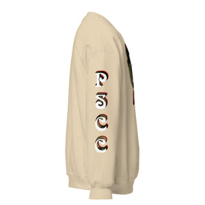 Camo Red SkullHeart Drips Unisex Sweatshirt