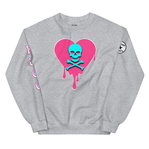 Skull Heart Drips PB Unisex Sweatshirt