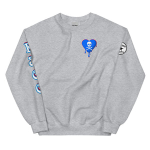 Skull Heart Drips RBR C Unisex Sweatshirt