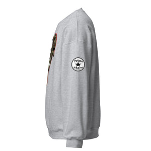 Camo Red SkullHeart Drips Unisex Sweatshirt