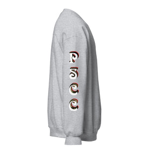 Camo Red SkullHeart Drips C Unisex Sweatshirt
