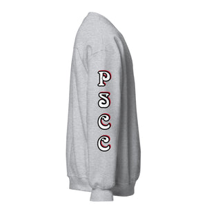Black w/red Skullheart drips C Unisex Sweatshirt