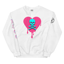 Load image into Gallery viewer, Skull Heart Drips PB Unisex Sweatshirt
