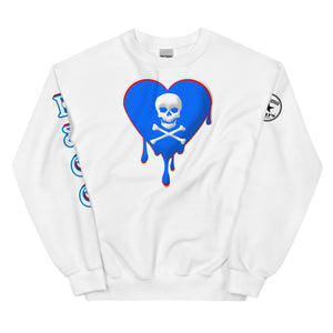 Skull Heart Drips RBR Unisex Sweatshirt