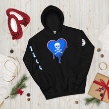 Load image into Gallery viewer, Skull Heart Drips RBR Unisex Hoodie
