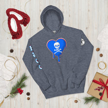 Load image into Gallery viewer, Skull Heart Drips RBR Unisex Hoodie
