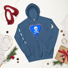 Load image into Gallery viewer, Skull Heart Drips RBR Unisex Hoodie
