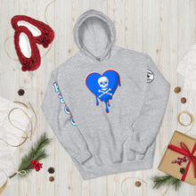 Load image into Gallery viewer, Skull Heart Drips RBR Unisex Hoodie
