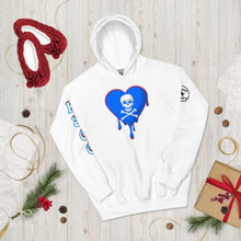 Load image into Gallery viewer, Skull Heart Drips RBR Unisex Hoodie
