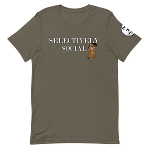 Selectively Social Unisex t-shirt