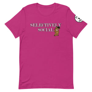 Selectively Social Unisex t-shirt