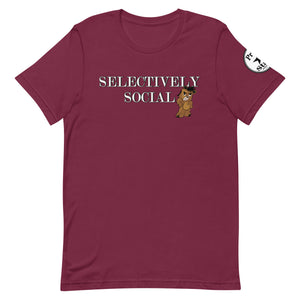 Selectively Social Unisex t-shirt