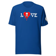 Load image into Gallery viewer, Love Skullheartdrips Red Unisex t-shirt

