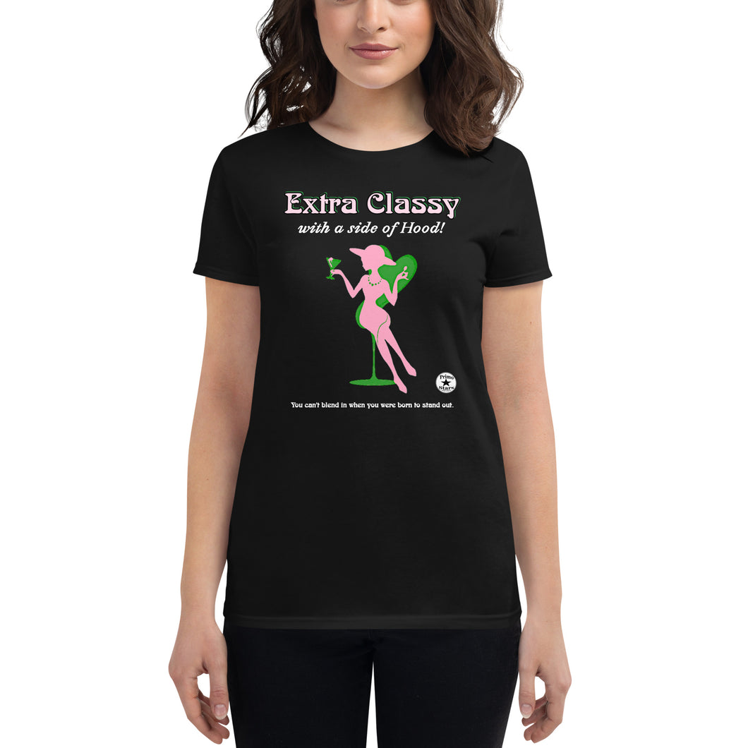 extra classy pg Women's short sleeve t-shirt