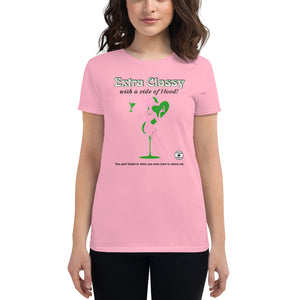 extra classy  pg Women's short sleeve t-shirt