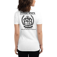 Load image into Gallery viewer, Primo Stars Bike Fest Women&#39;s short sleeve t-shirt
