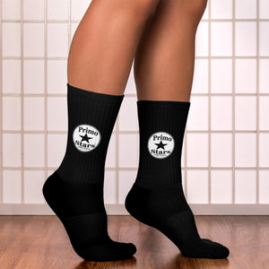 white logo black Socks