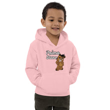 Load image into Gallery viewer, Primo Stars Logo Bear BW Kids Hoodie
